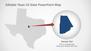 Slide Template of Texas Counties