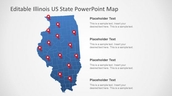 Editable PowerPoint Map Design