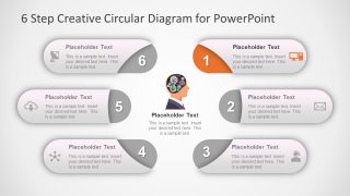 6 Step Machinery Diagram PPT