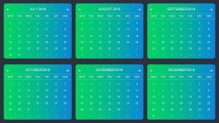 Infographic Design for Calendar Template