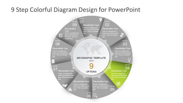 9 Step Infographic Cycle Presentation