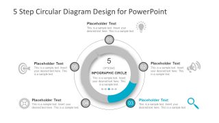 Infographic Circular 5 Step Template