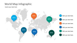 Wor Map Global Reach Template