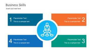 4 Steps Infographic Workplace Concept