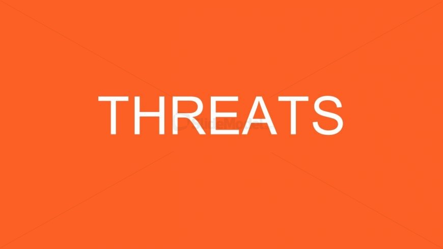 PowerPoint Threats Slide SWOT