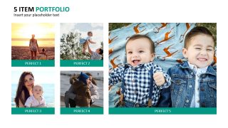 PPT Images Portfolio Template