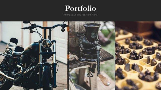 Retro Vintage Minimal Portfolio PPT