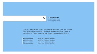 Template Layout of Brochure 