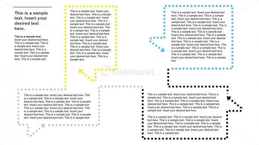 Presentation Template of Dotted Borders
