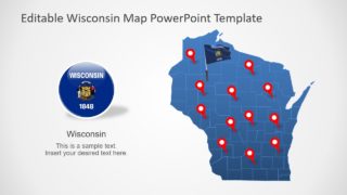 Outline Map of Wisconsin