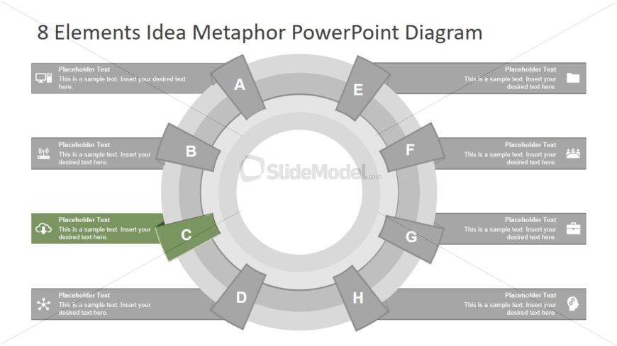 Template Diagram 8 Steps Cycle