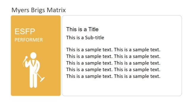 Myers Briggs Performer Slide
