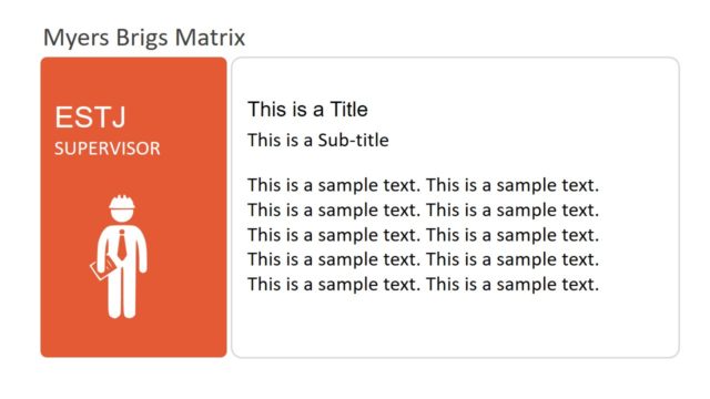 Myers Briggs Supervisor Slide