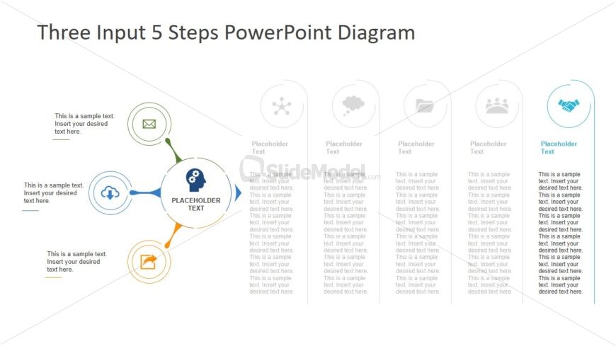 Infographic Process Template Design