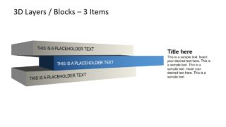 Layers of 3D PowerPoint Diagram
