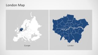 Editable Map Template of Europe