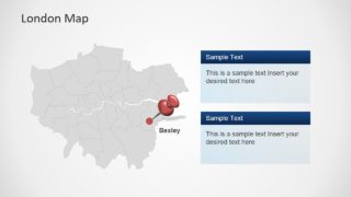 Map Presentation of London and Europe