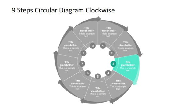 Flat Circular Diagram Template