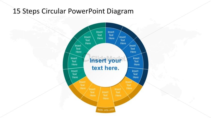 Step 8 Circular PowerPoint Diagram