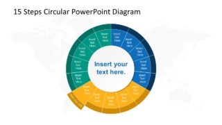 Step 10 Circular PowerPoint Diagram