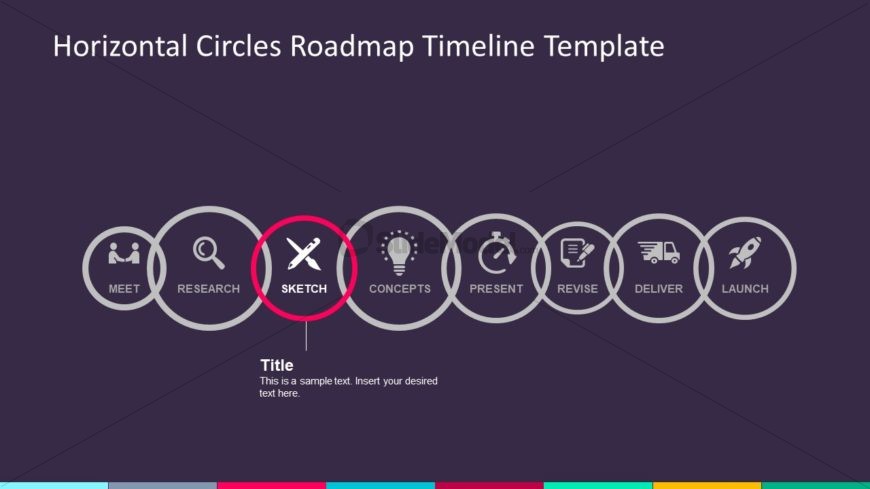 Business Timeline 8 Steps Infographic
