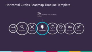 Flat Clipart Horizontal Roadmap