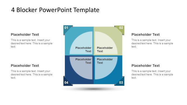4 Blocker PowerPoint Template