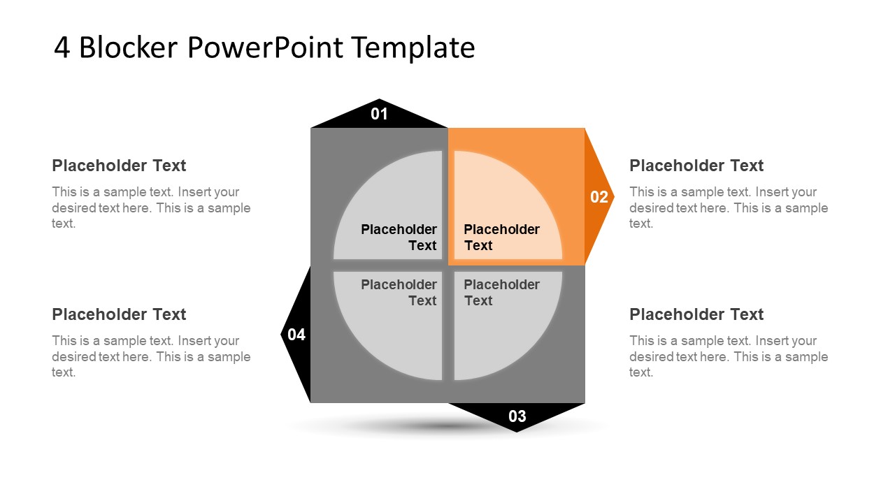 4 Blocker Style PowerPoint Slide 10
