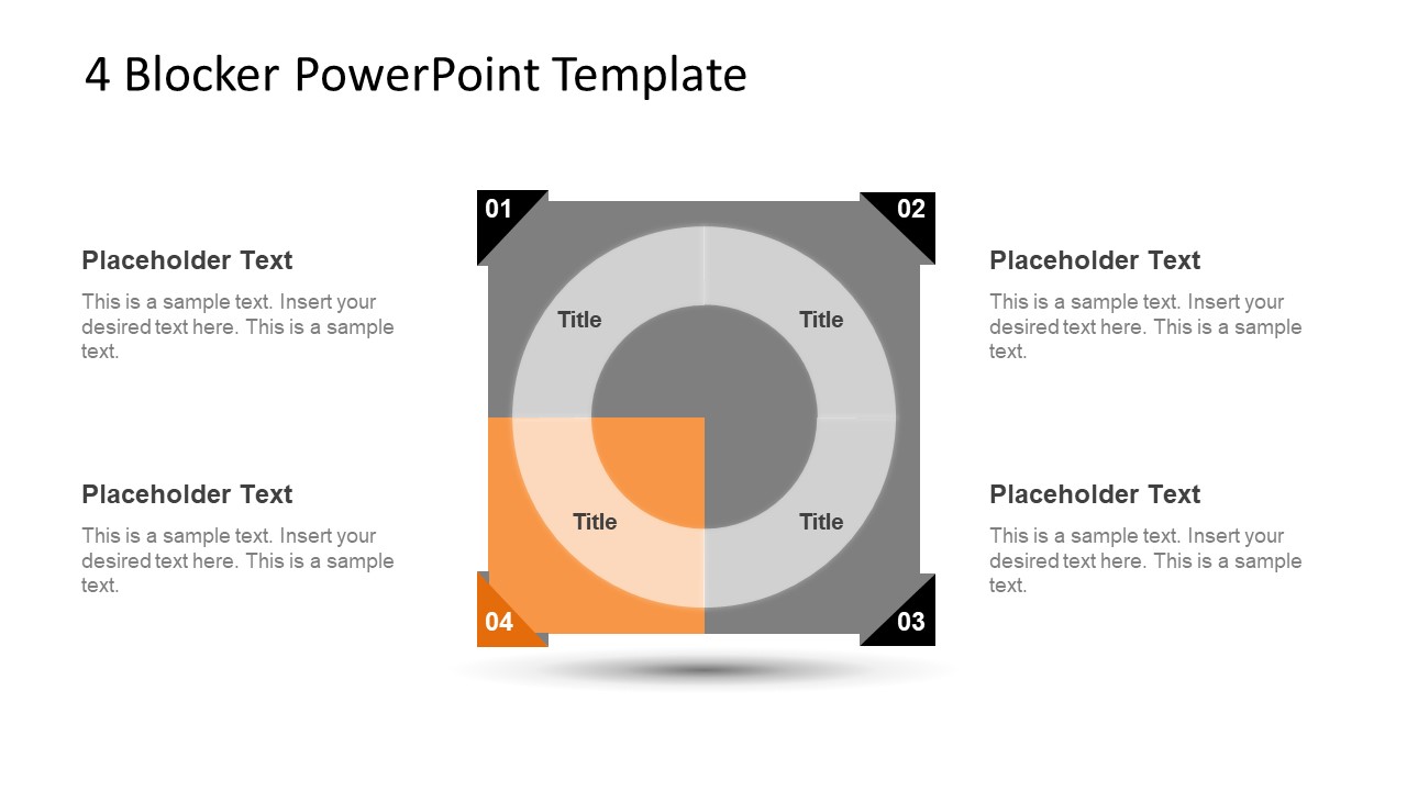 4 Blocker Style PowerPoint Slide 16