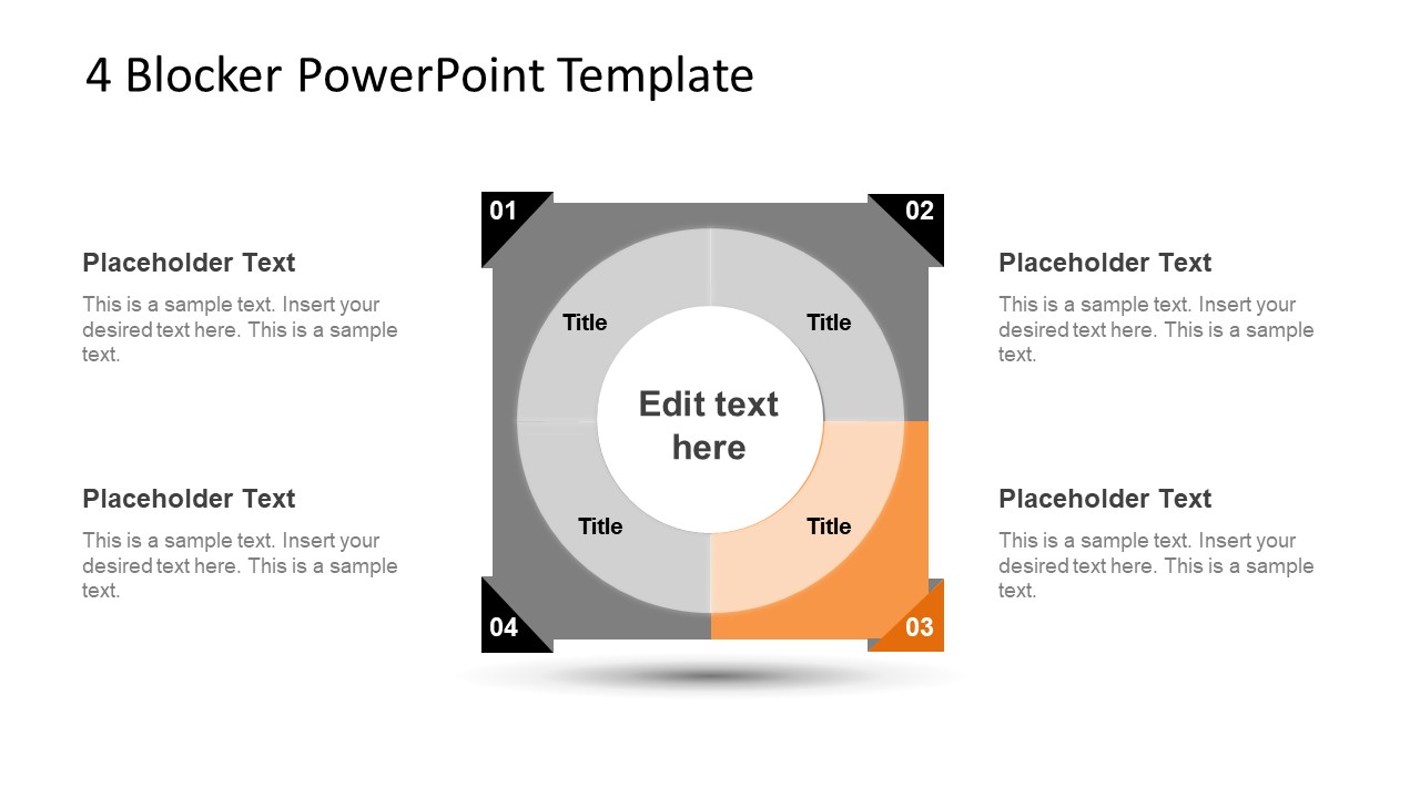 4 Blocker Style PowerPoint Slide 19