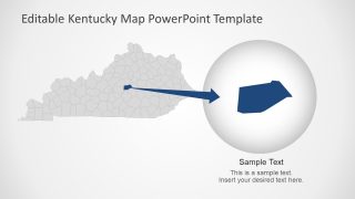 Zoom on Kentucky Counties PowerPoint