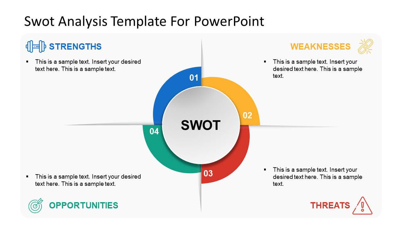 Helix Design Top View PowerPoint