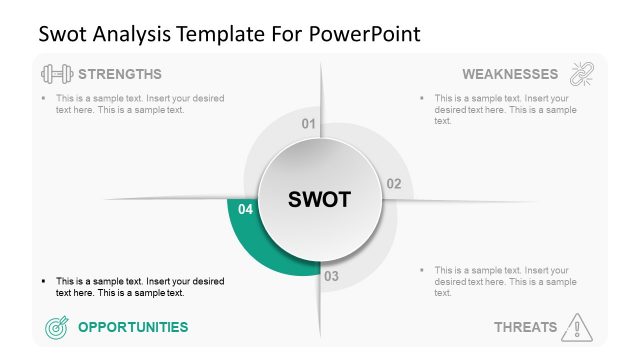 Threats in Helix SWOT PowerPoint