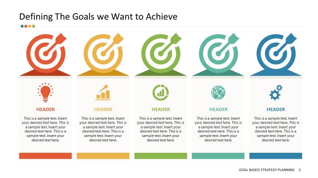 Goals Presentation 5 Steps Template