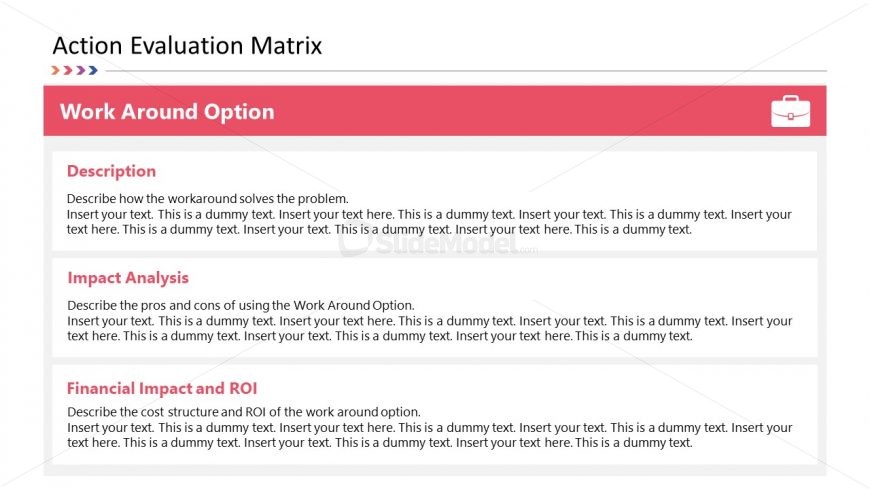 Work Around PowerPoint Action Evaluation 