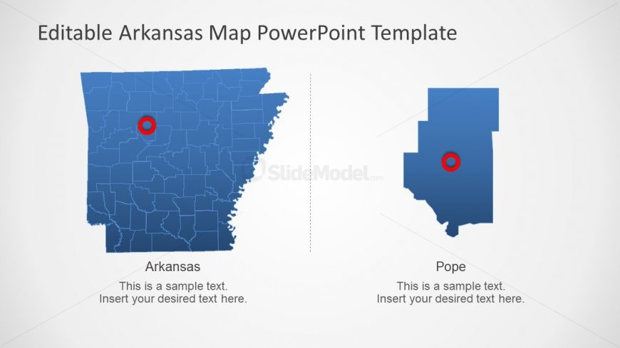 Presentation of Arkansas Map PPT