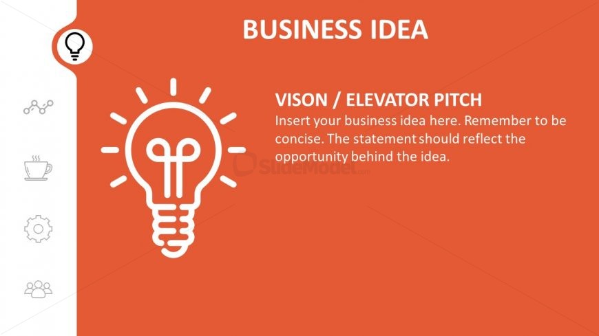Animated Tabs Themed Business Idea Template