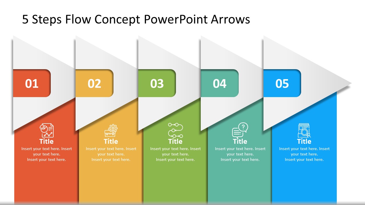 Powerpoint Arrow Concept Diagram Template Slidemodel My Xxx Hot Girl