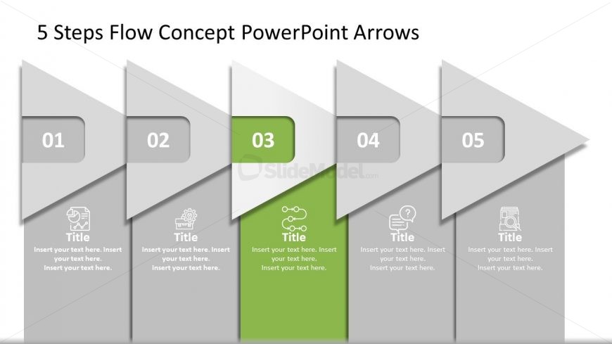 Animated Arrow Concept Diagram Template 