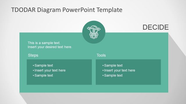 Decide in TDODAR Decision Making Model PowerPoint