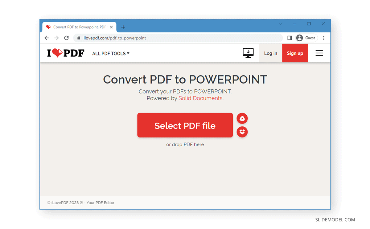 Convertisseur PDF vers PowerPoint