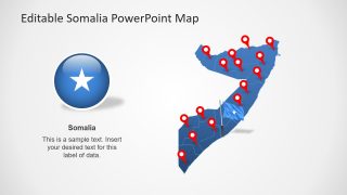 Silhouette Map Design PowerPoint