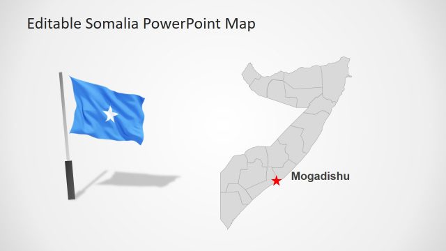 Somalia Flag and Map Presentation