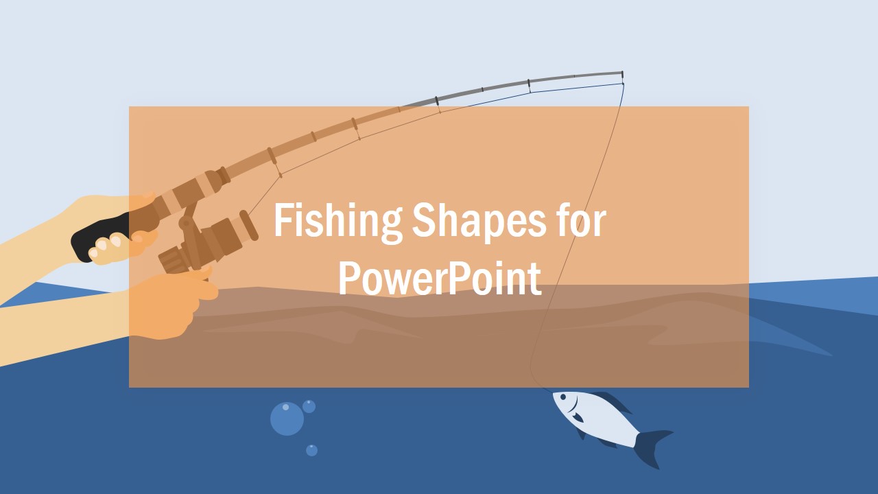 Fishing Shapes PowerPoint Templates SlideModel