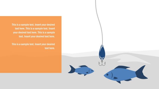 Fishing Illustration PowerPoint Fish Bait