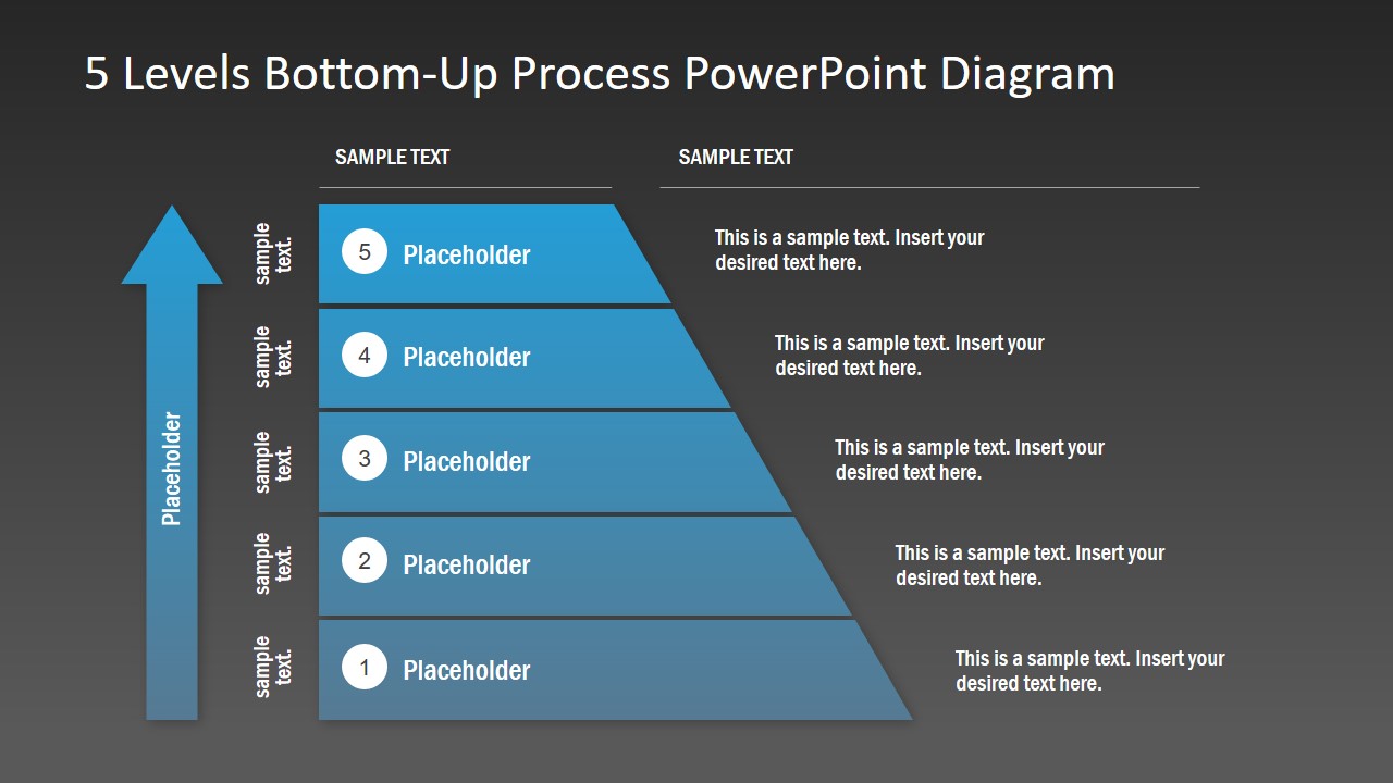 Template of 5 Level Process Diagram