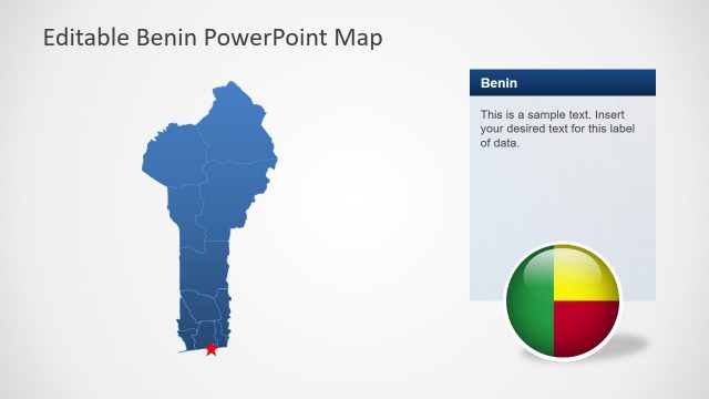 Presentation of Outline Benin Map