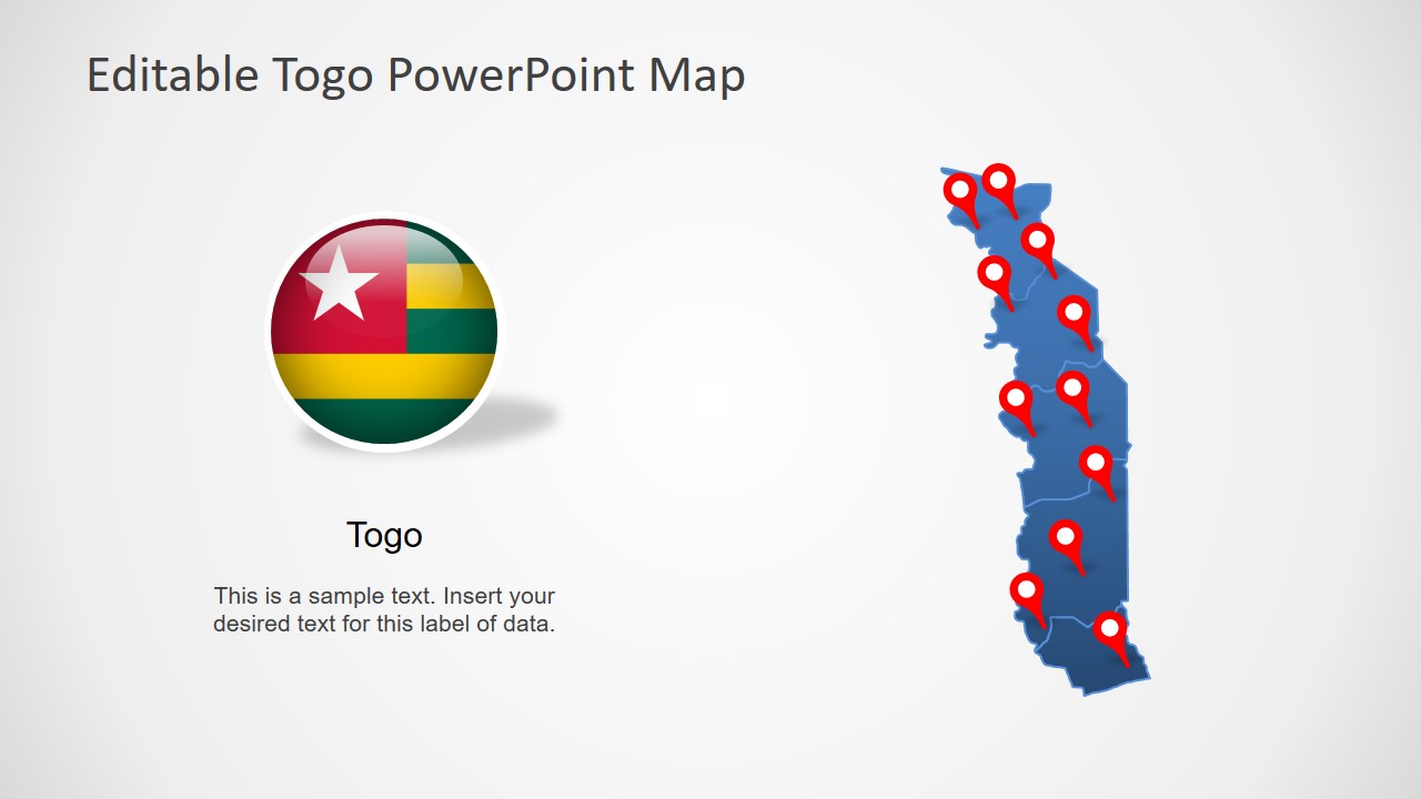 Template of Outline Map Presentation