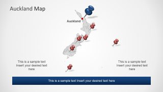 PPT Auckland Silhouette Template Design 