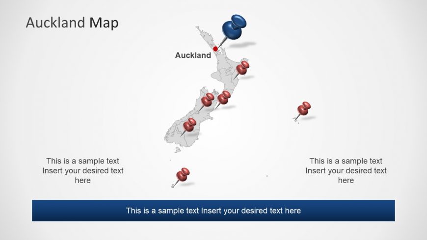 PPT Auckland Silhouette Template Design 